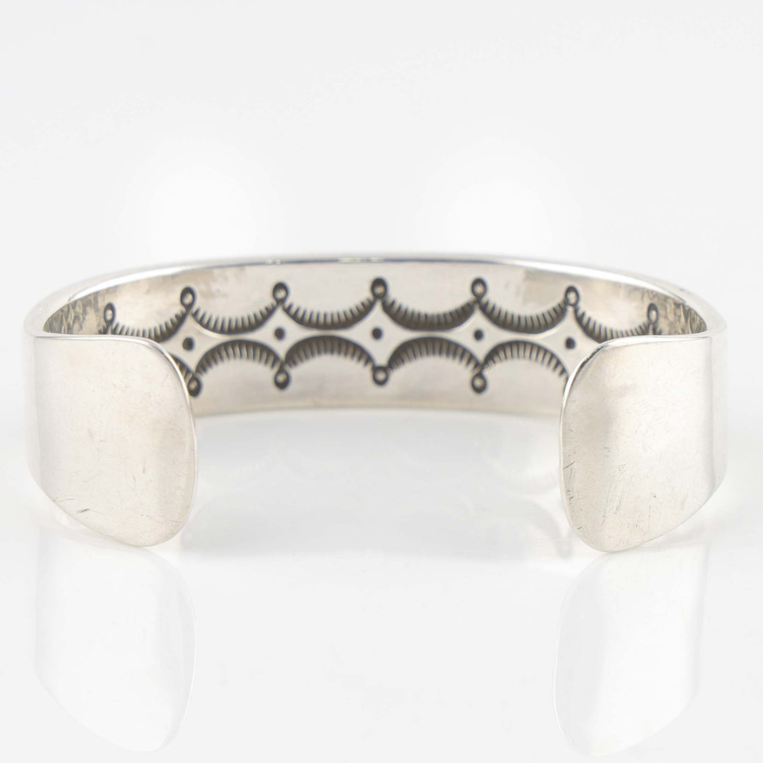 Gold on Silver Pueblo Cuff