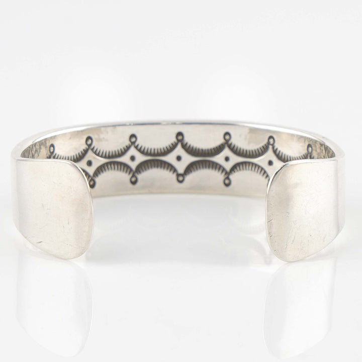 Gold on Silver Pueblo Cuff