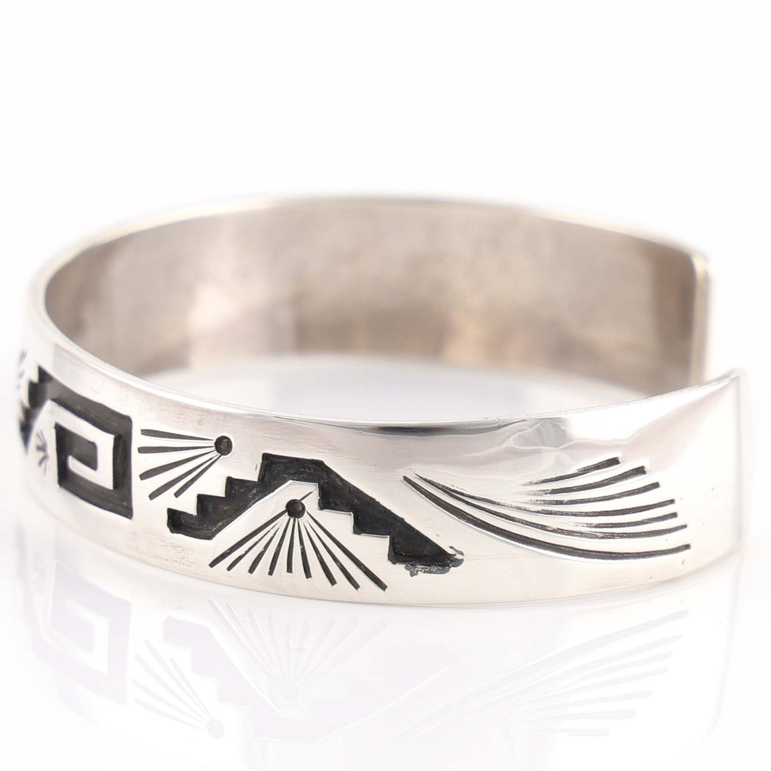 Silver Overlay Cuff