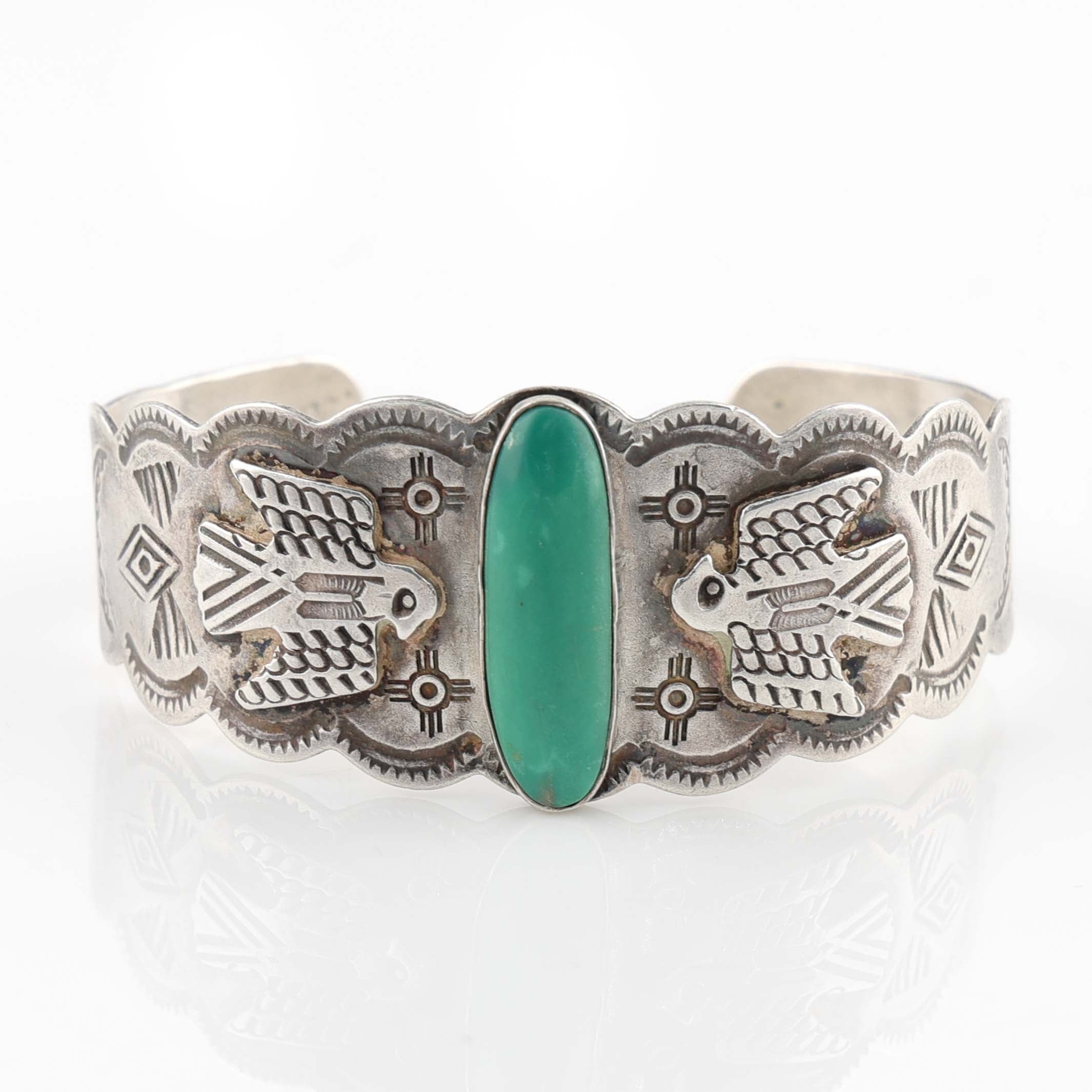 1940s Navajo Thunderbird Bracelet – Garland's