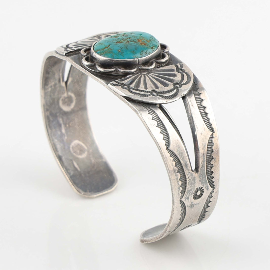 1940s Navajo Turquoise Bracelet