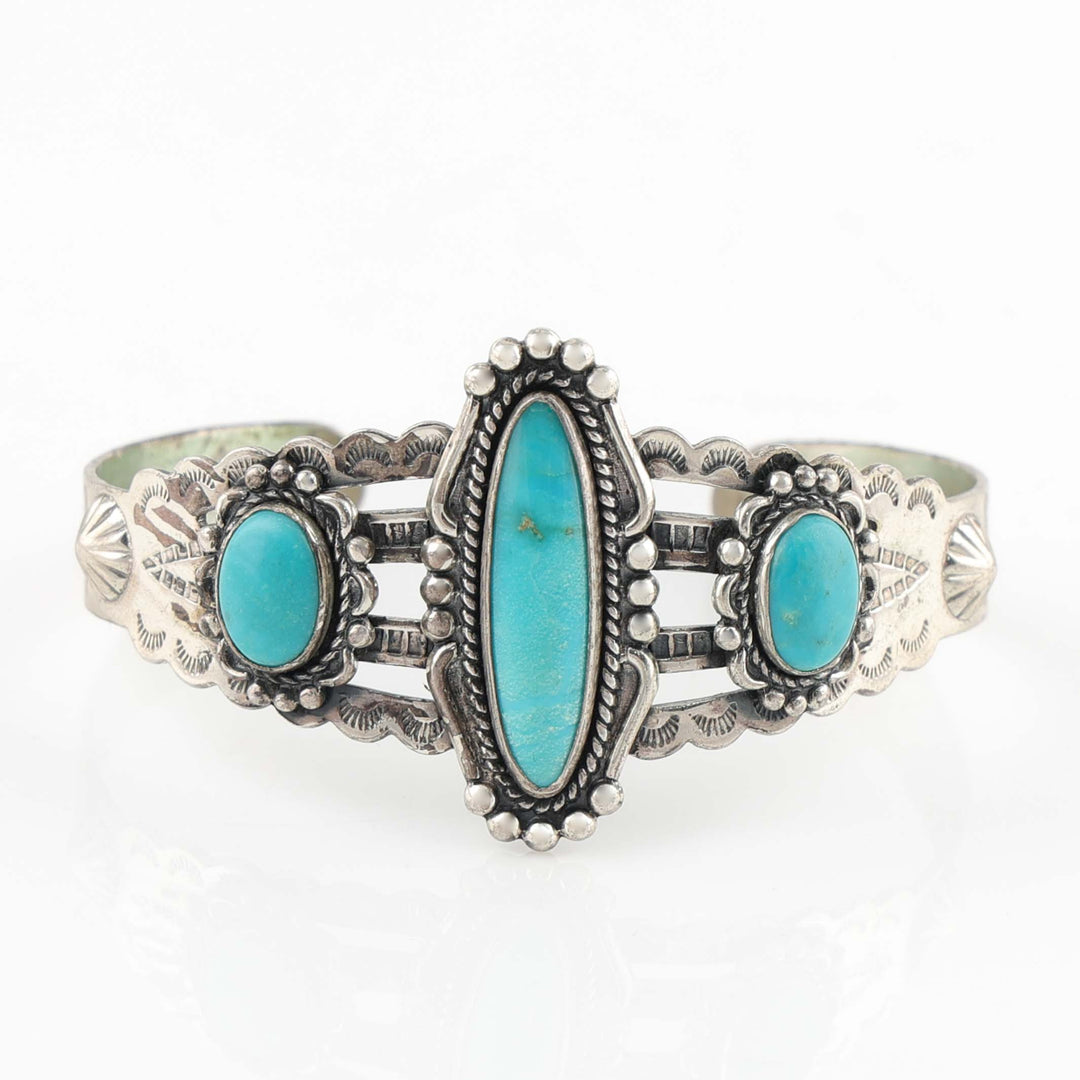 1940s Navajo Turquoise Cuff