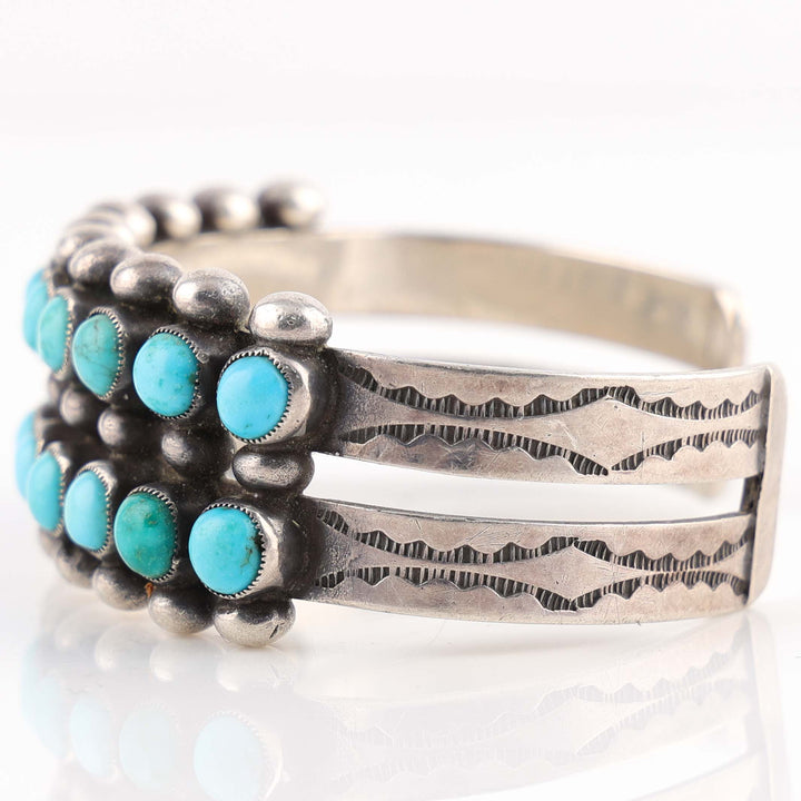 1940s Turquoise Row Cuff