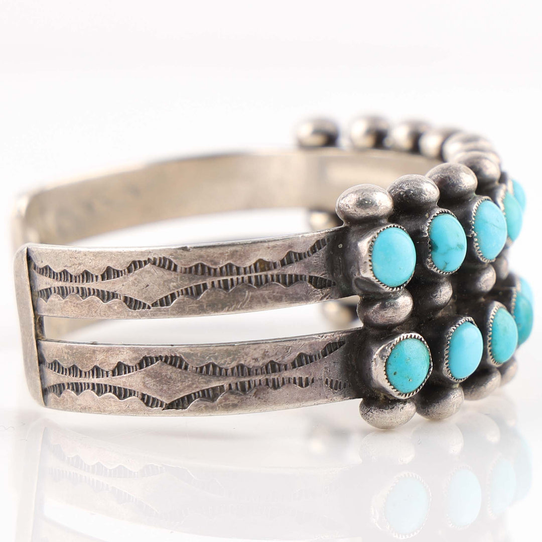 1940s Turquoise Row Cuff