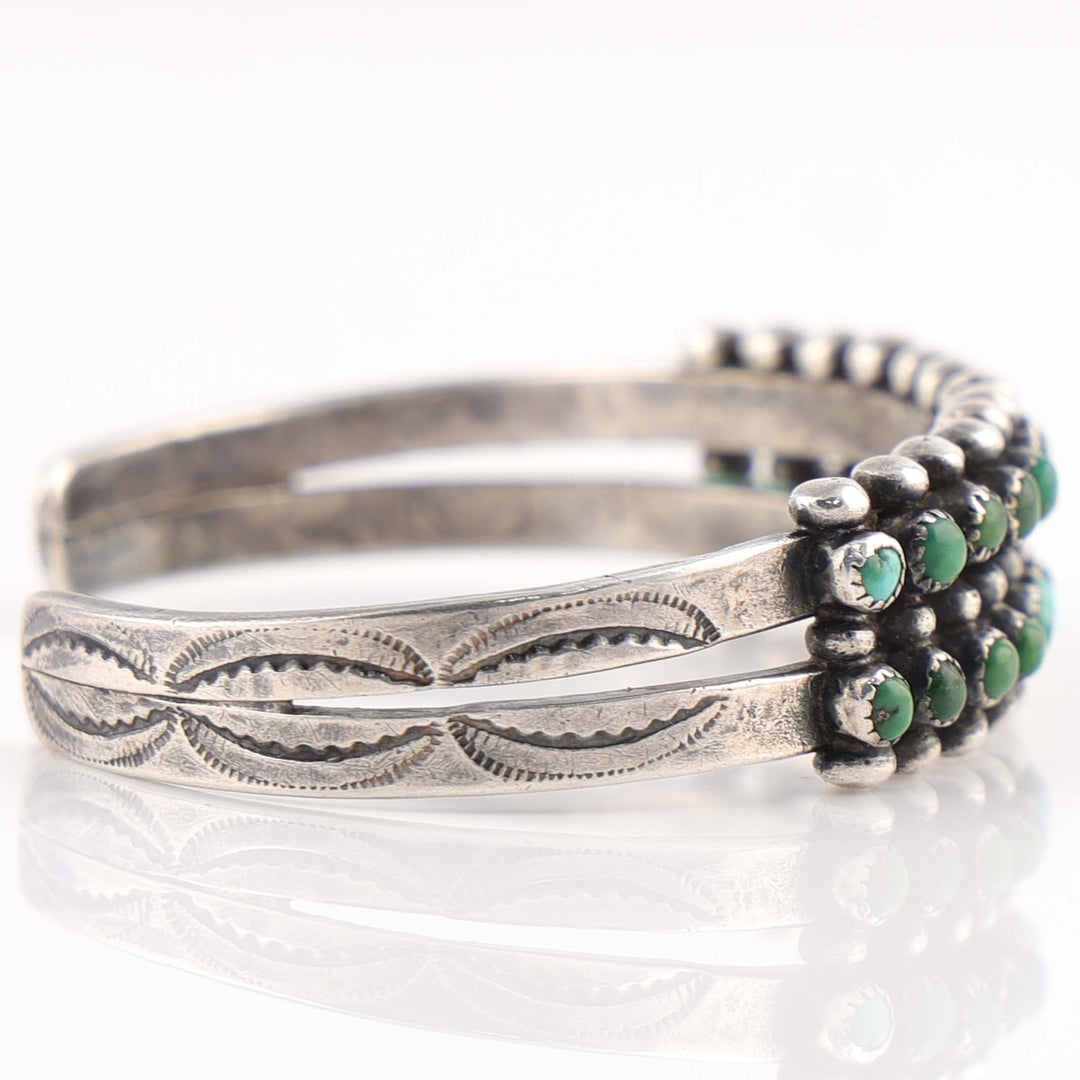 1940s Turquoise Row Cuff