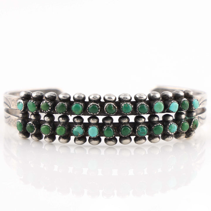 1940s Turquoise Row Cuff