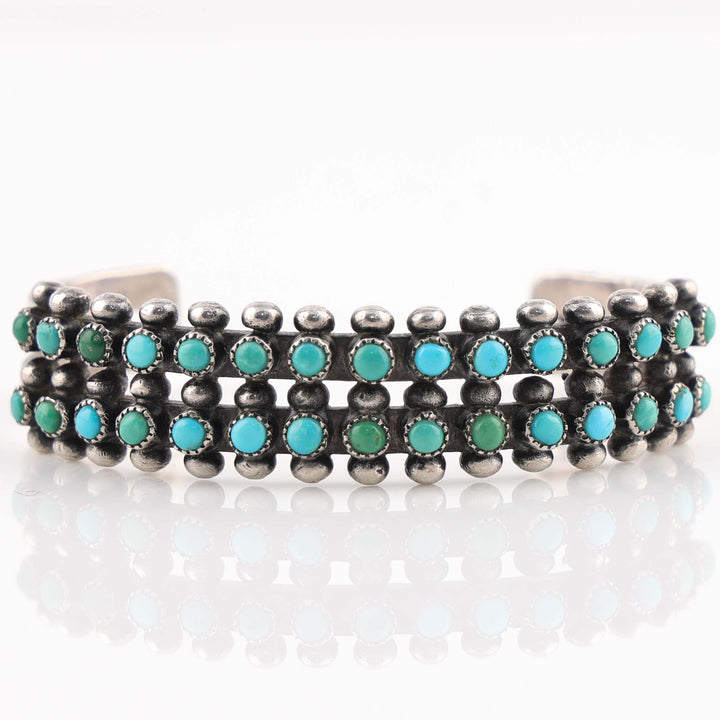 1940s Turquoise Row Cuff