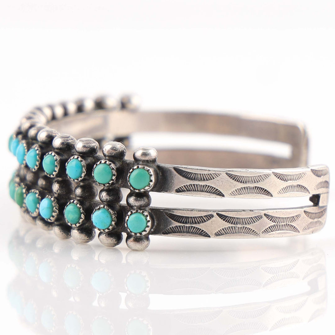 1940s Turquoise Row Cuff