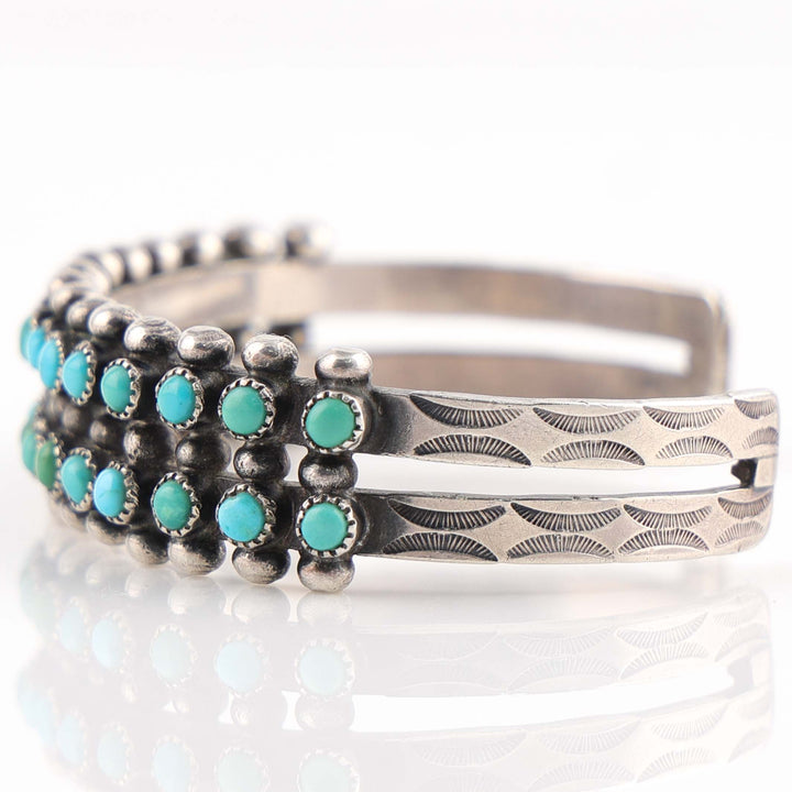 1940s Turquoise Row Cuff