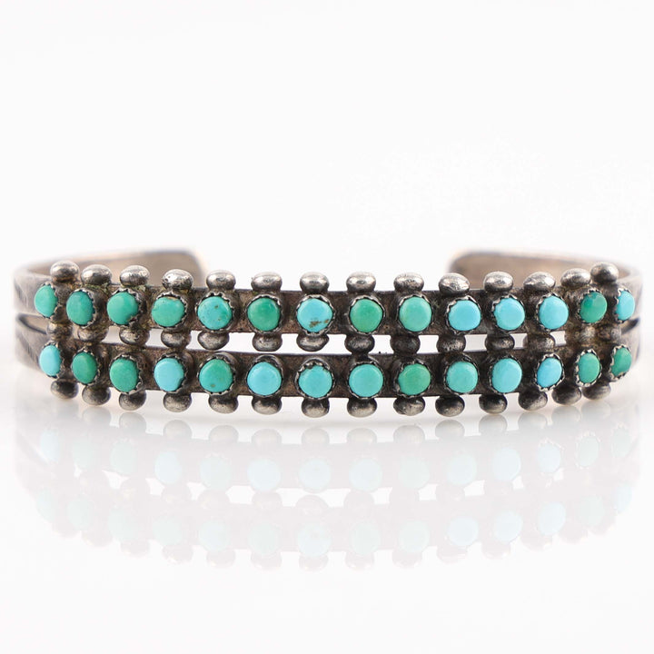 1940s Turquoise Row Cuff