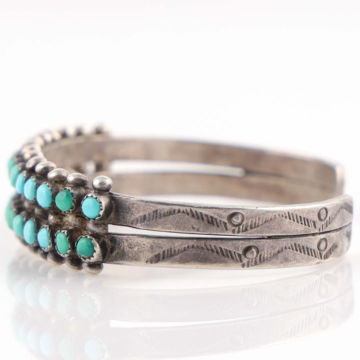 1940s Turquoise Row Cuff