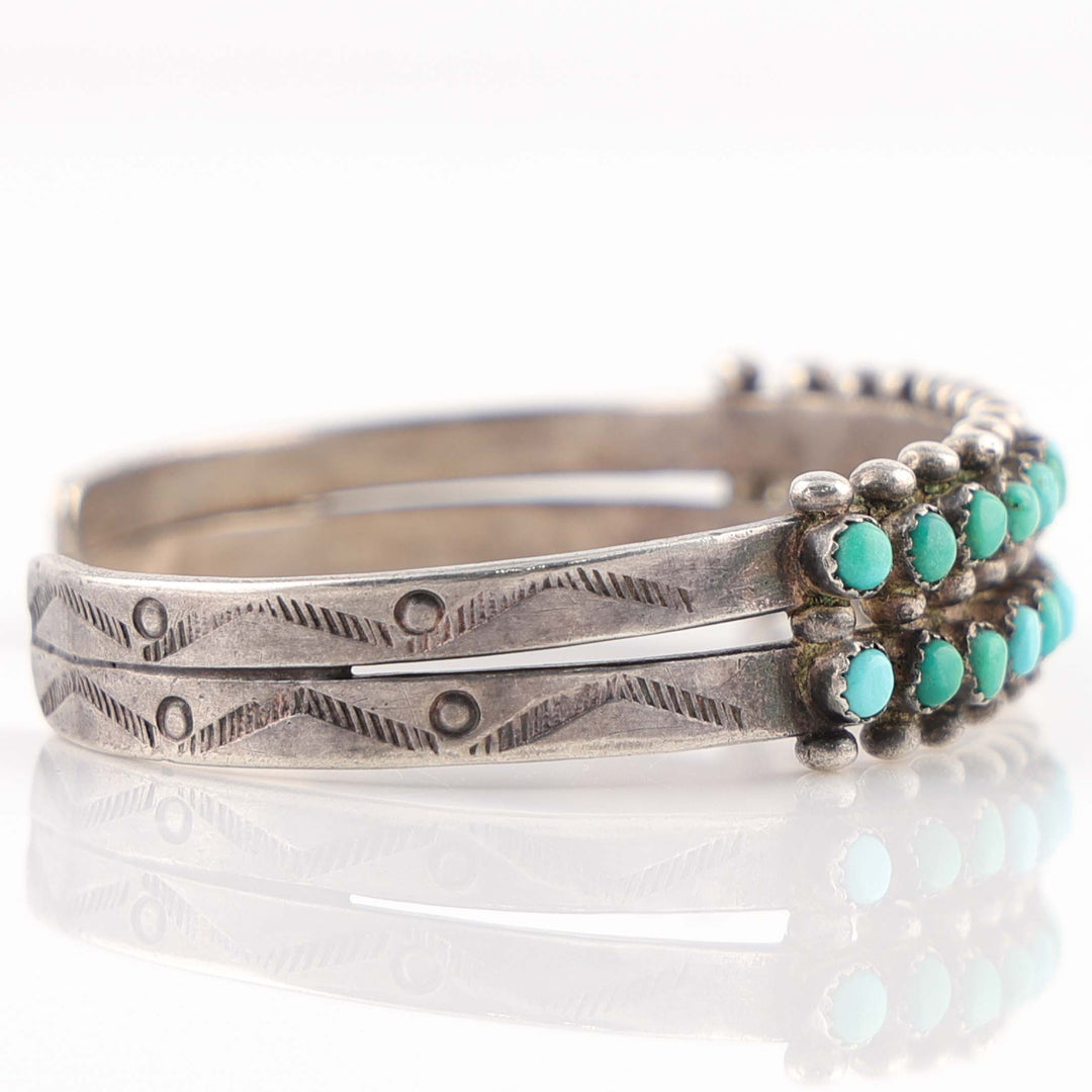 1940s Turquoise Row Cuff