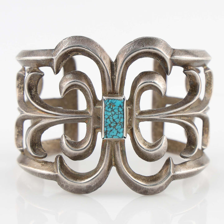 1950s Turquoise Sandcast Cuff