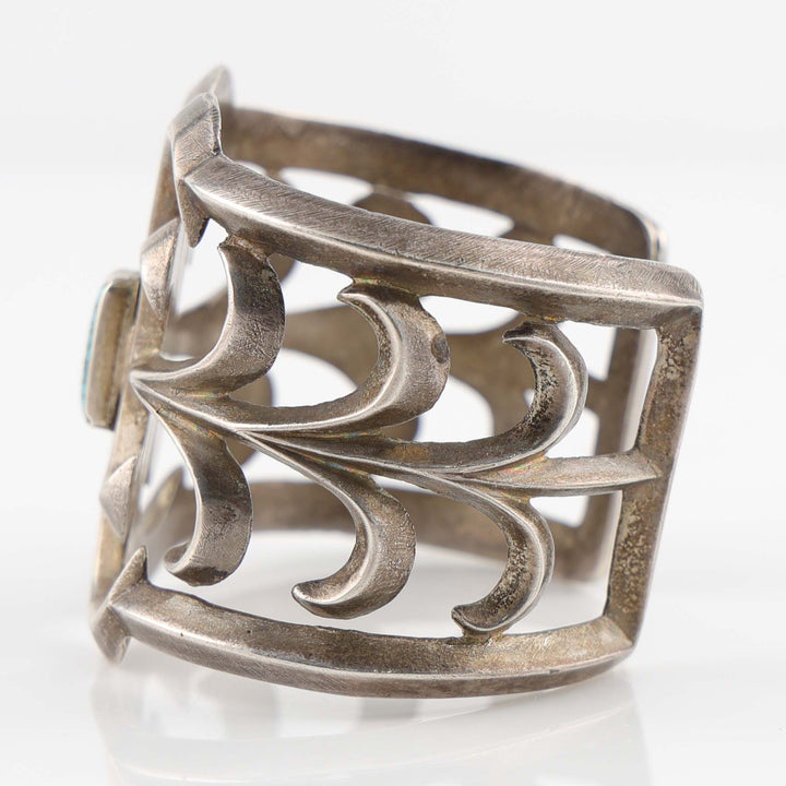 1950s Turquoise Sandcast Cuff