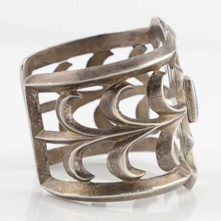 1950s Turquoise Sandcast Cuff