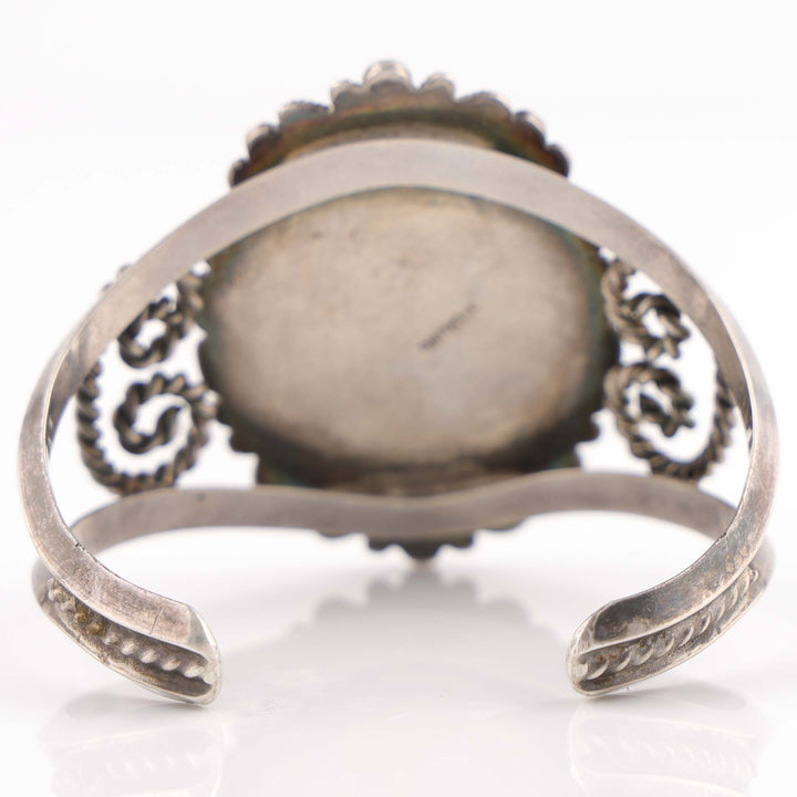 1940s Snowflake Obsidian Cuff