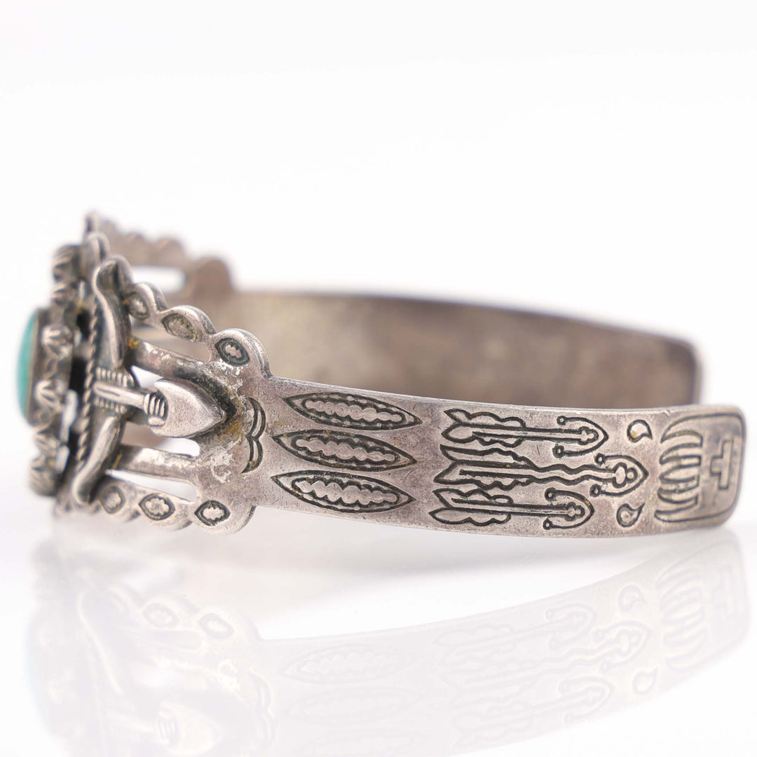 1920s Turquoise Cuff