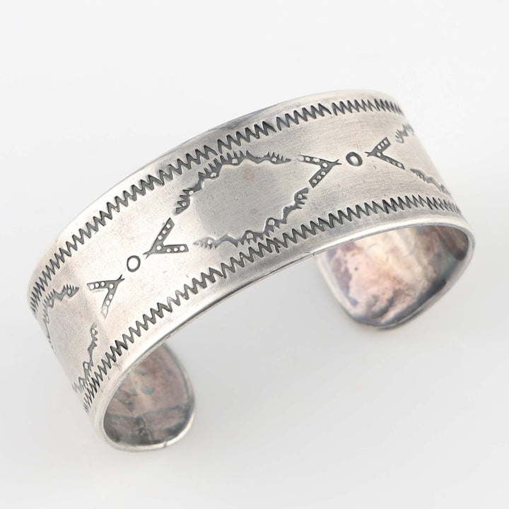 1960s Stamped Silver Cuff