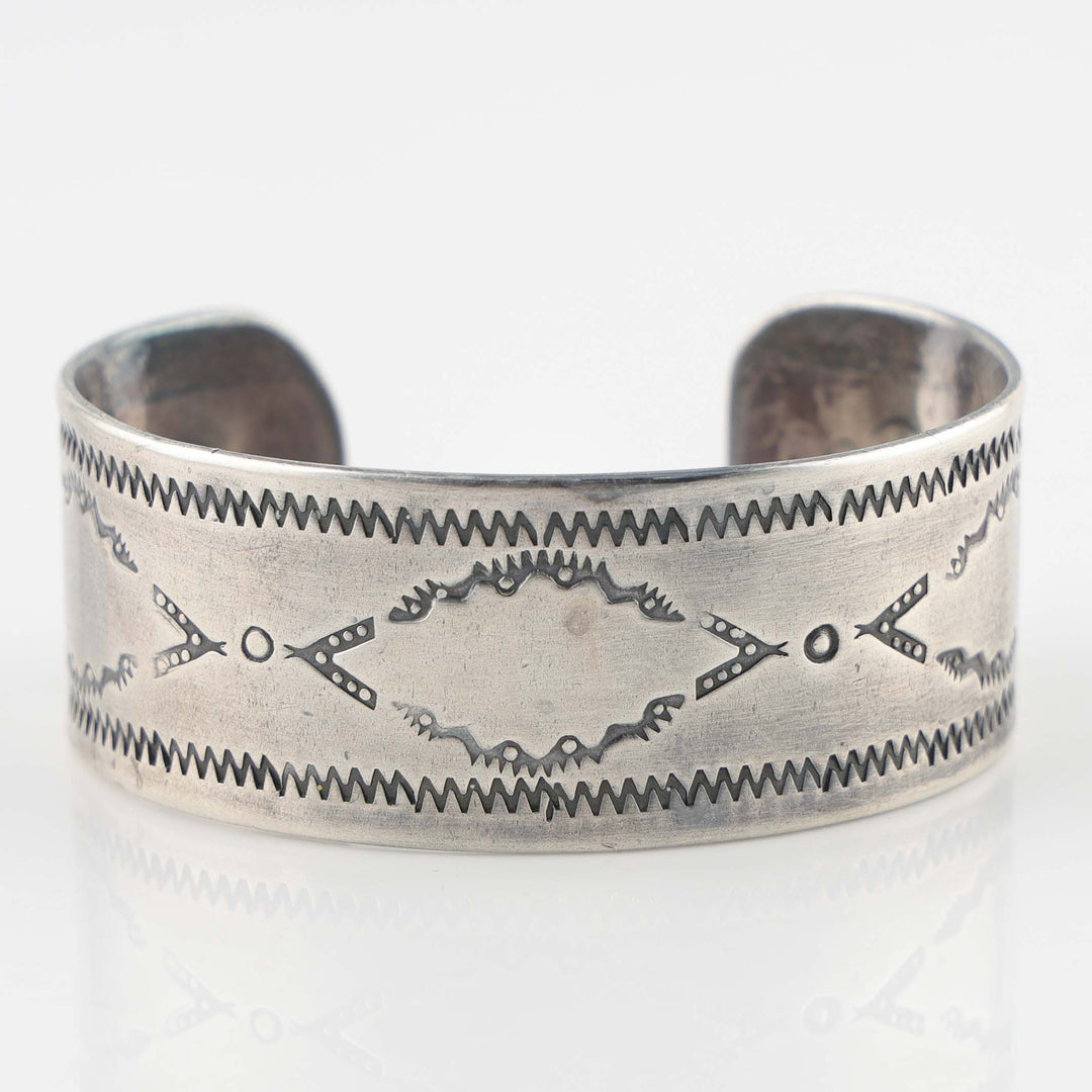 1960s Stamped Silver Cuff