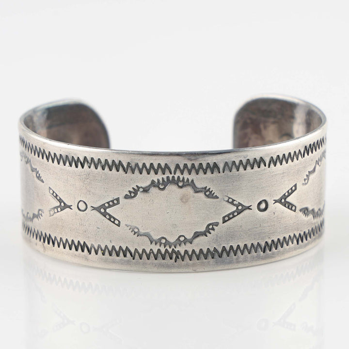 1960s Stamped Silver Cuff