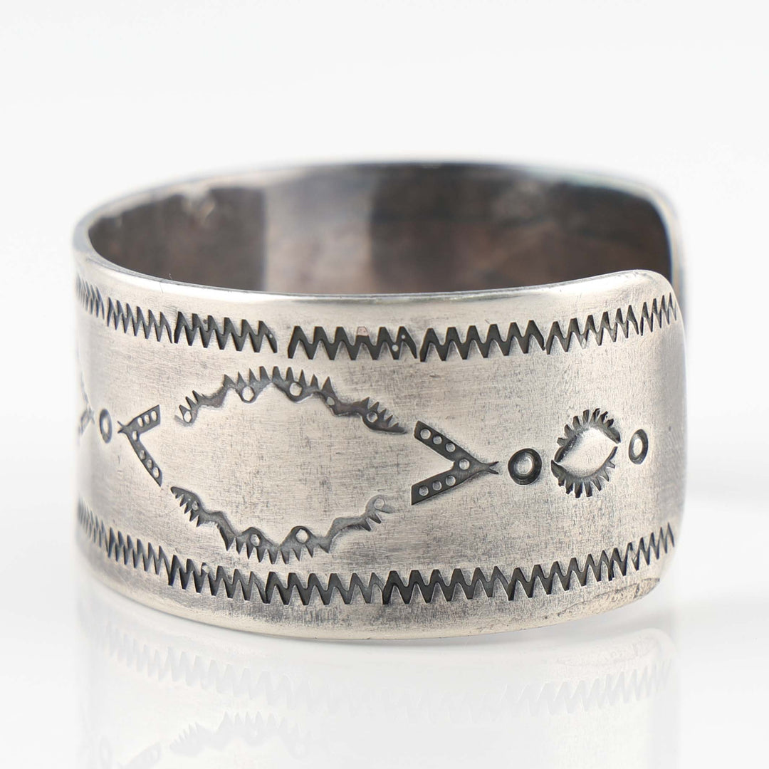 1960s Stamped Silver Cuff