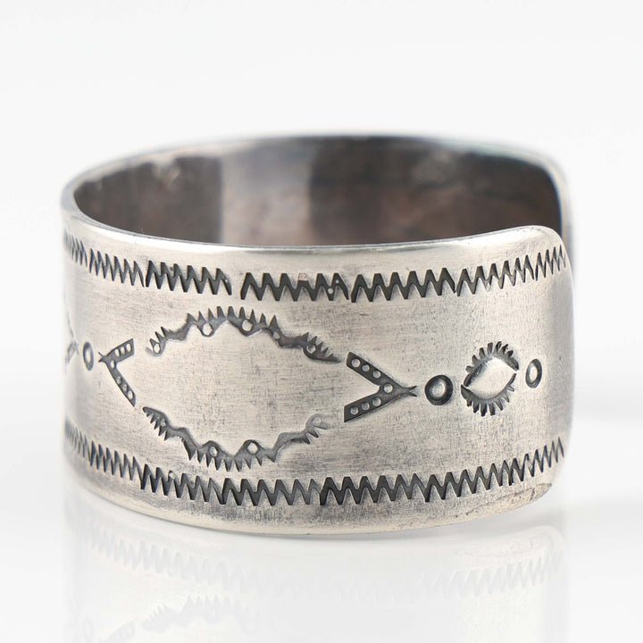 1960s Stamped Silver Cuff