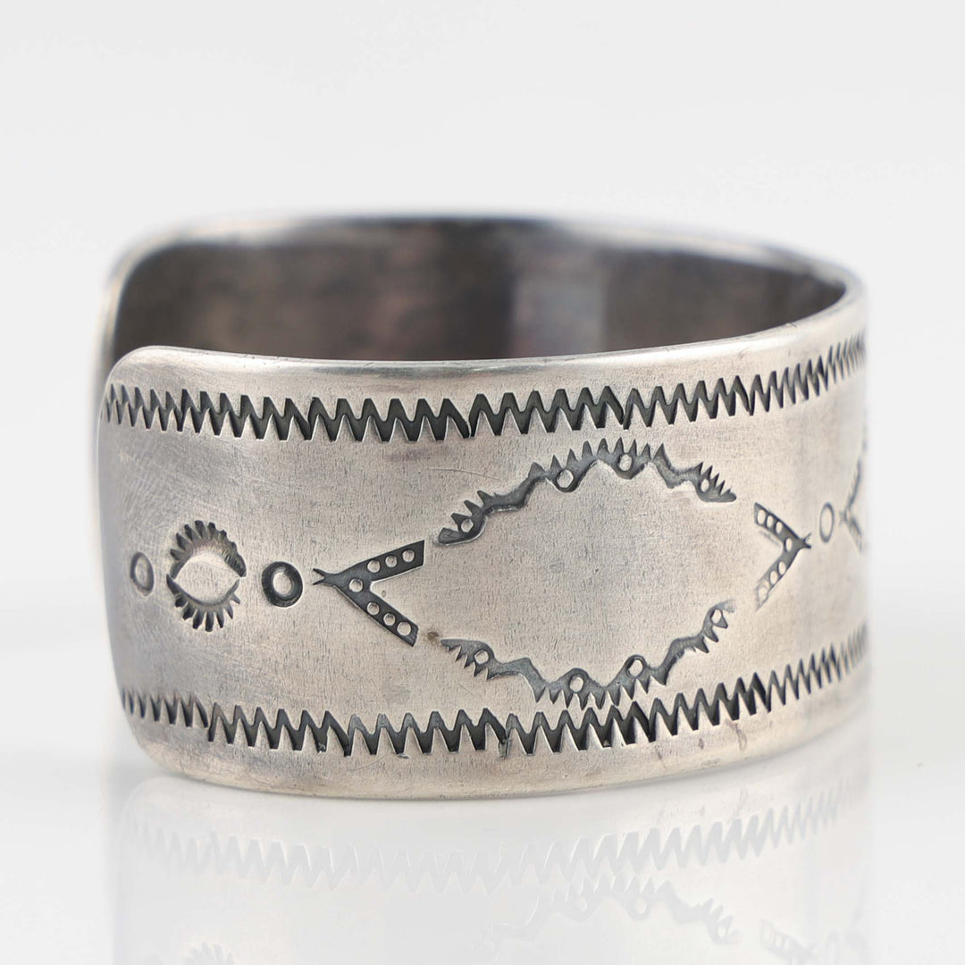 1960s Stamped Silver Cuff
