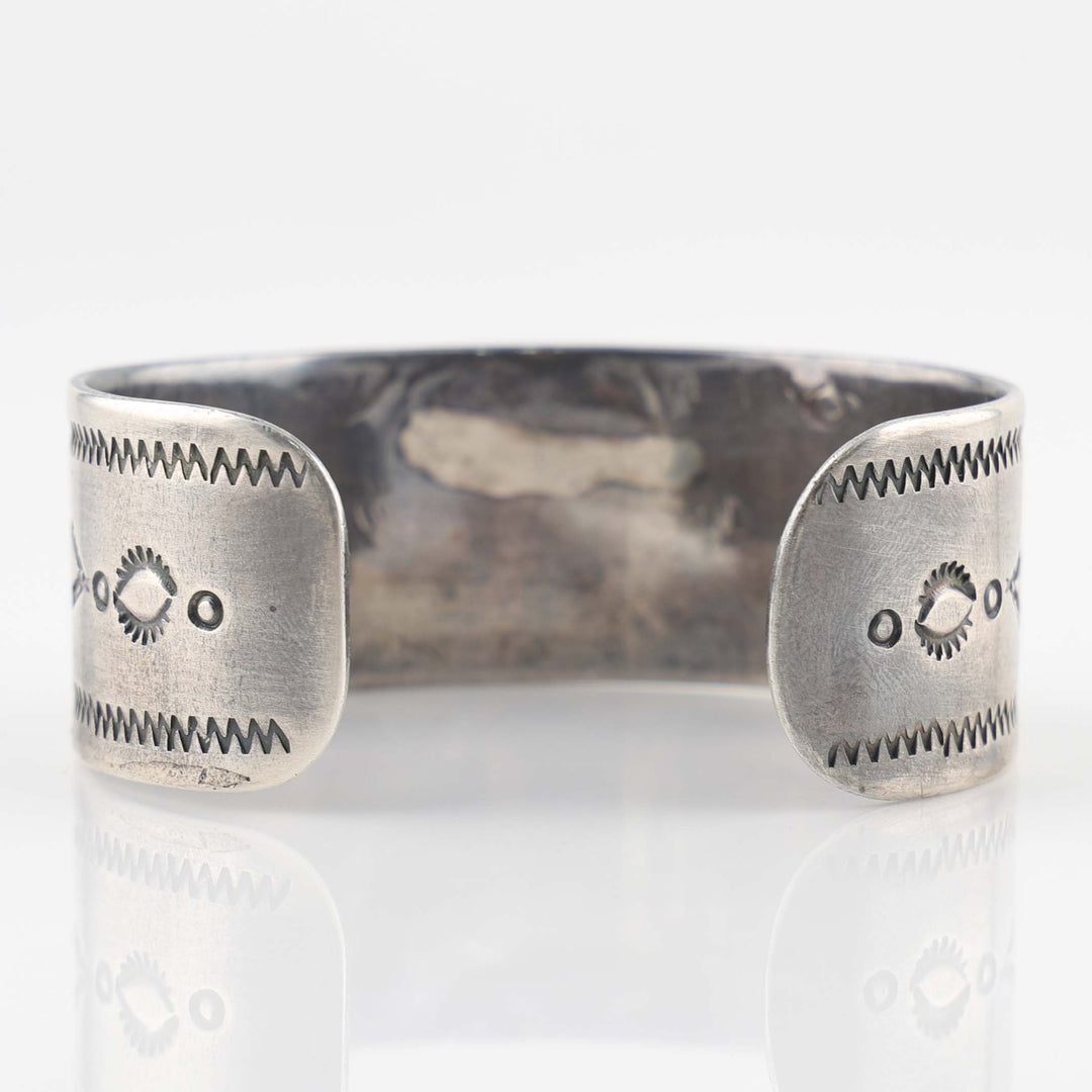1960s Stamped Silver Cuff