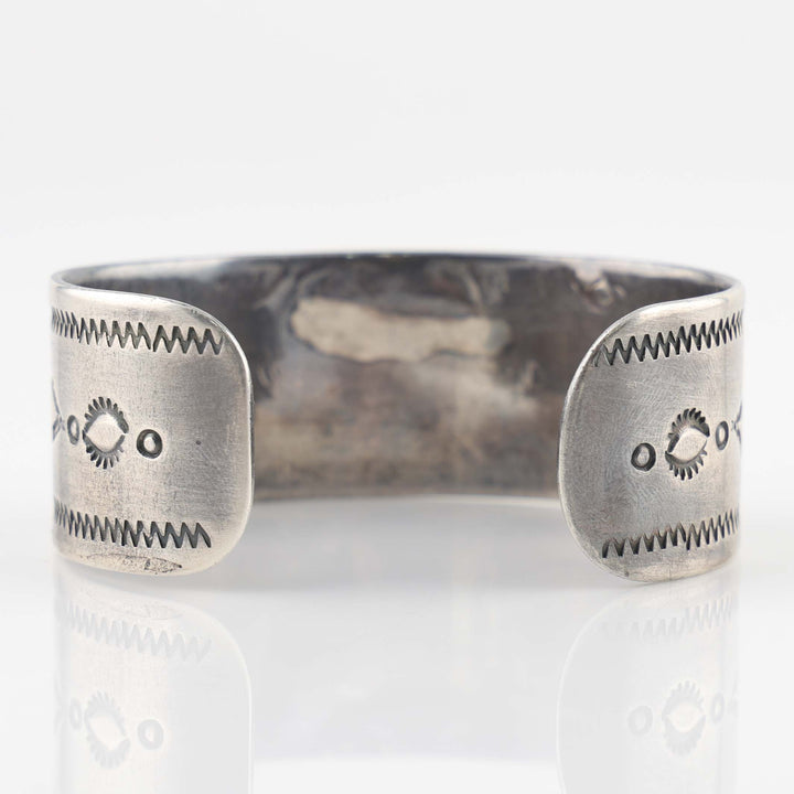 1960s Stamped Silver Cuff