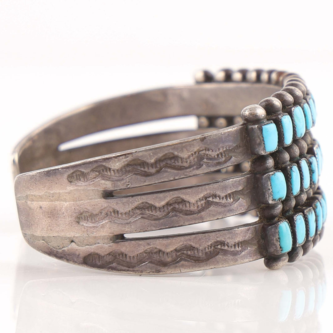 1940s Turquoise Row Bracelet