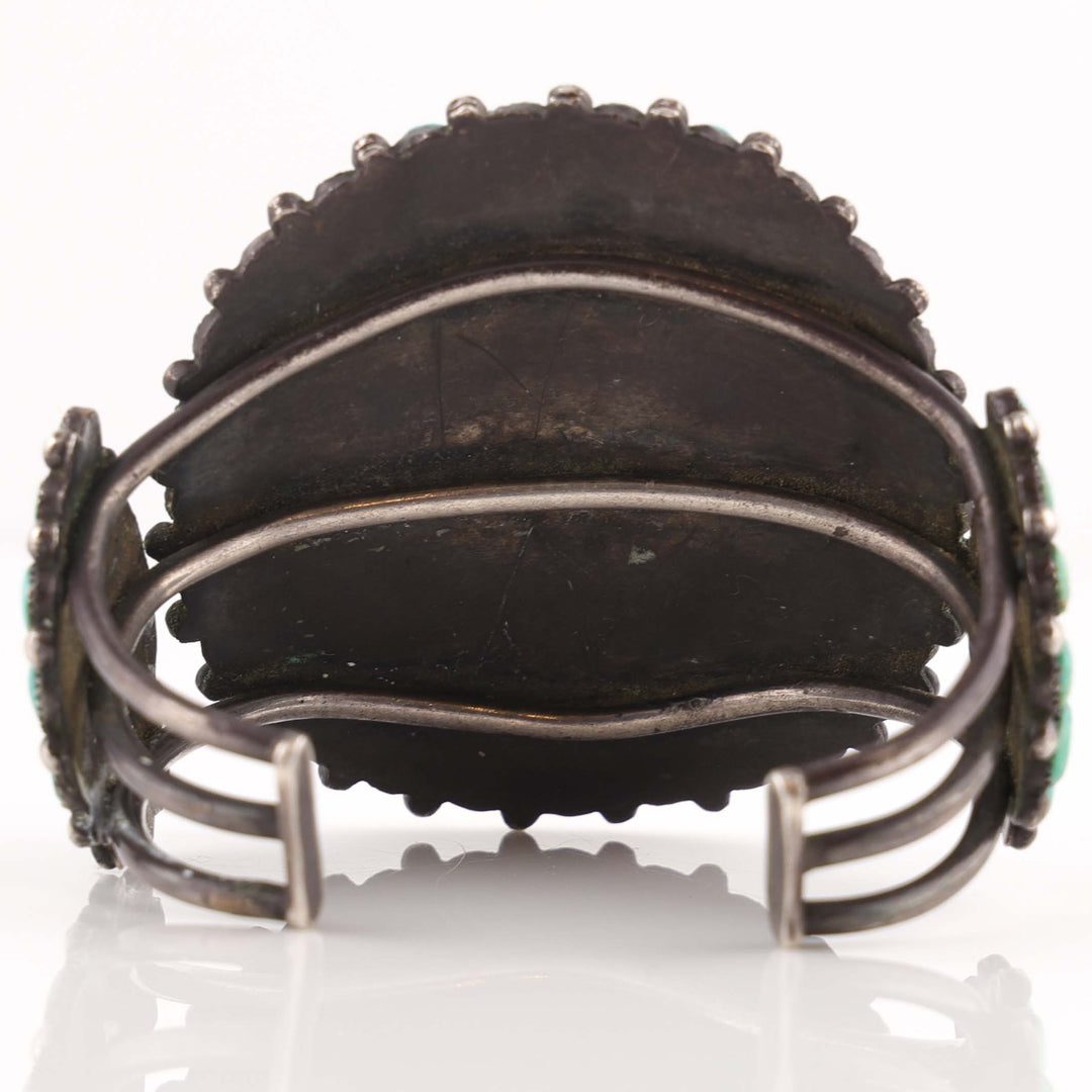 1930s Turquoise Cluster Cuff