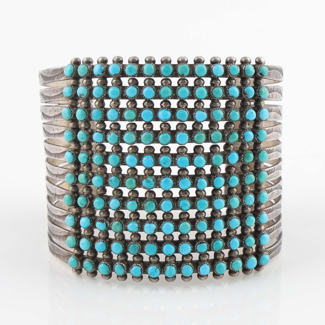 1940s Turquoise Row Bracelet