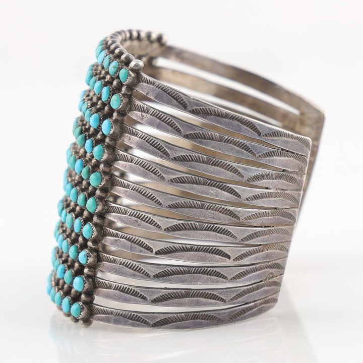 1940s Turquoise Row Bracelet