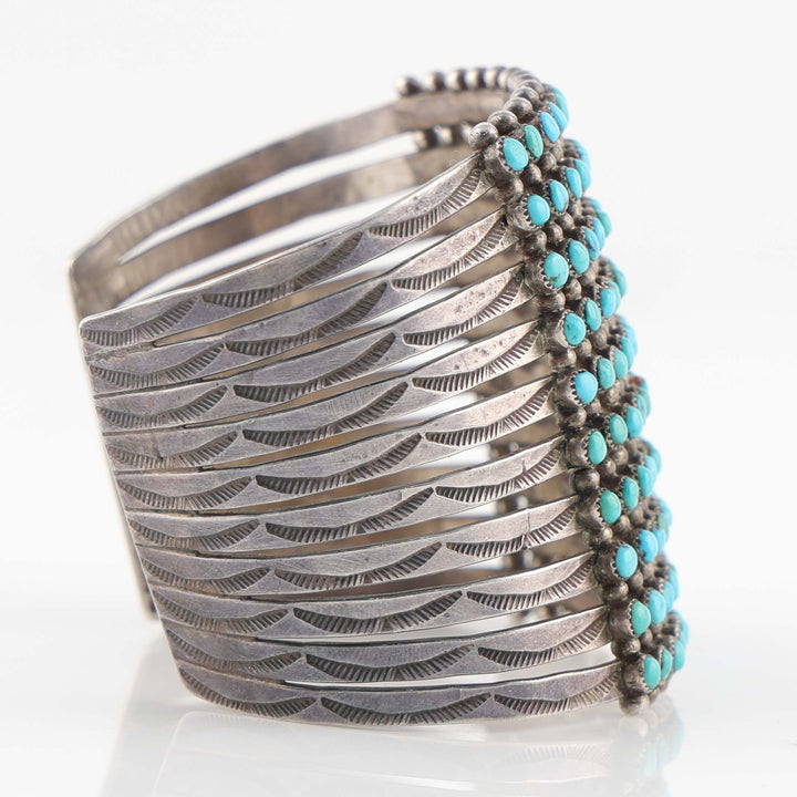 1940s Turquoise Row Bracelet