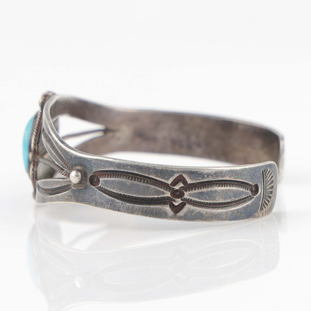 1940s Fred Harvey Turquoise Cuff