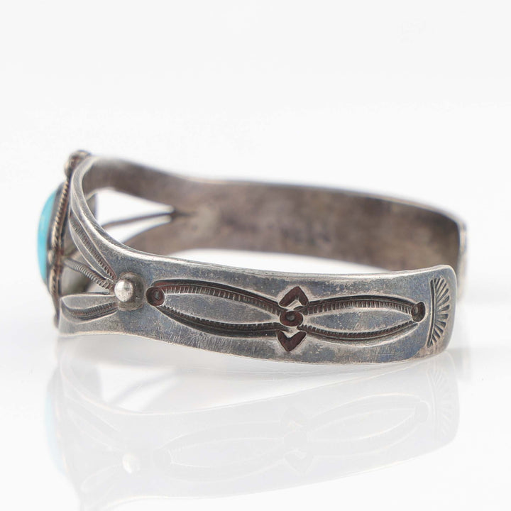 1940s Fred Harvey Turquoise Cuff