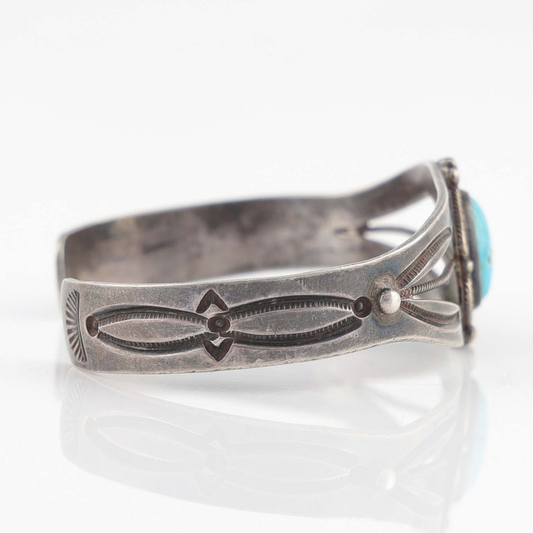 1940s Fred Harvey Turquoise Cuff