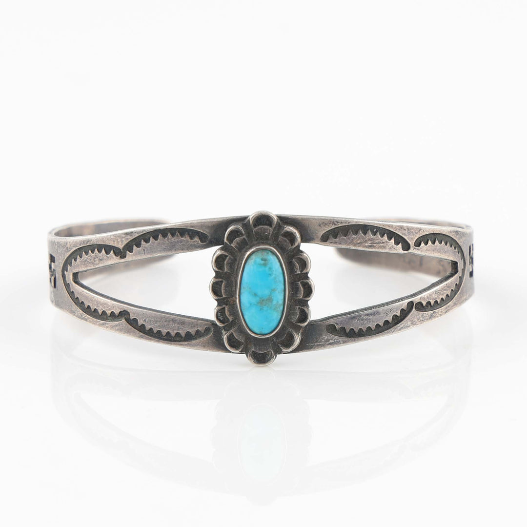 1940s Fred Harvey Turquoise Cuff