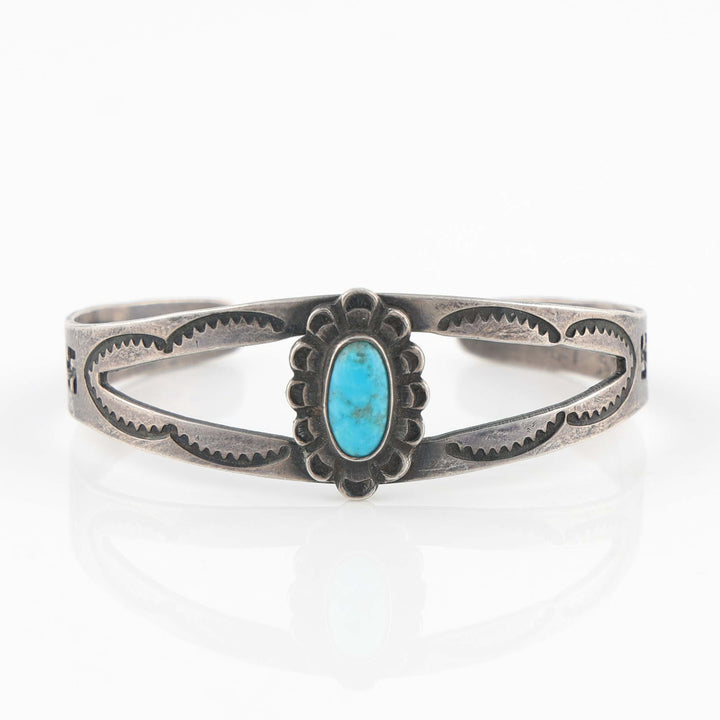 1940s Fred Harvey Turquoise Cuff