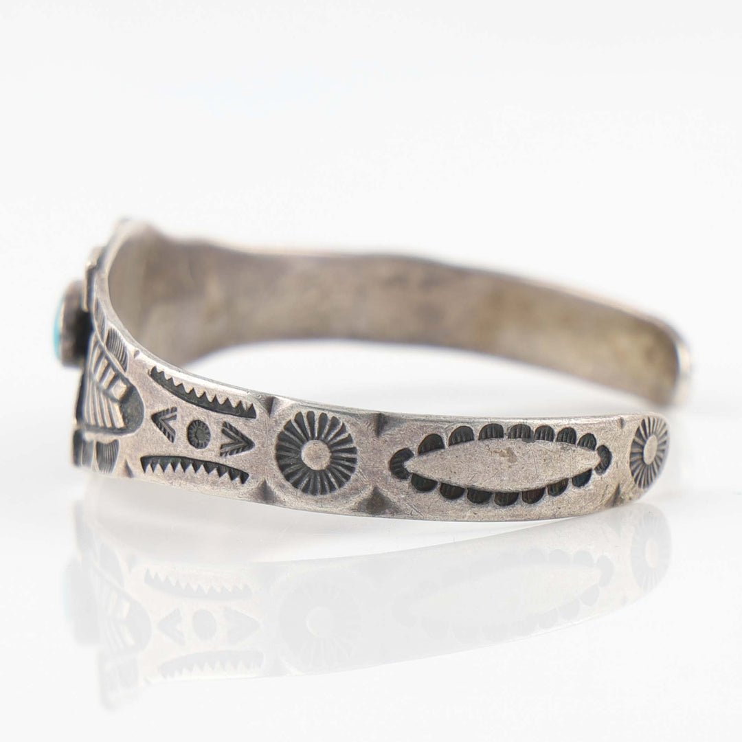 1930s Fred Harvey Turquoise Cuff