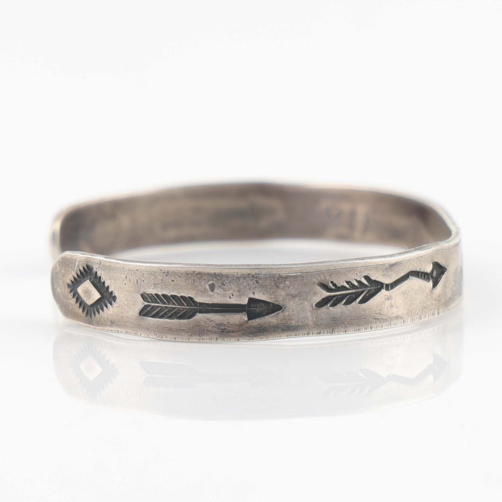1930s Whirling Log and Arrow Cuff