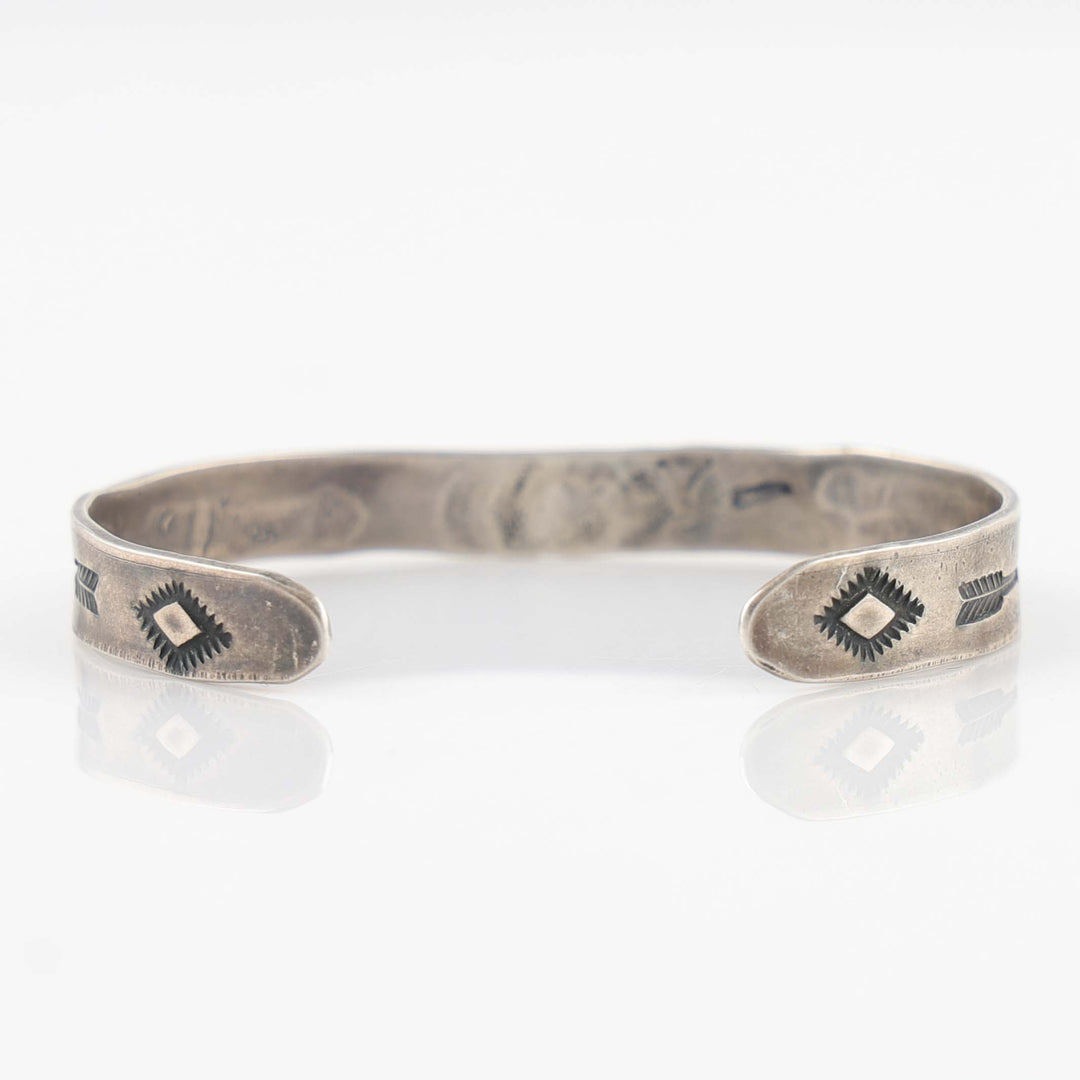 1930s Whirling Log and Arrow Cuff