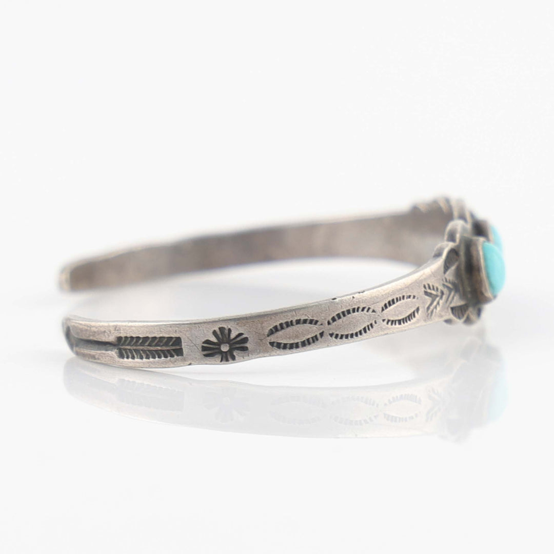 1940s Navajo Turquoise Baby Bracelet