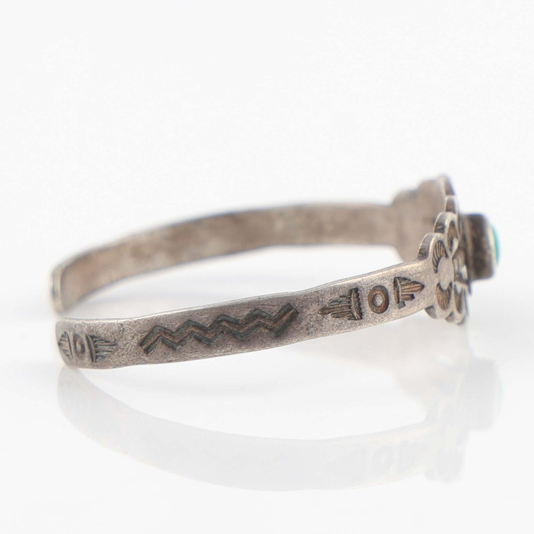 1930s Navajo Turquoise Baby Bracelet