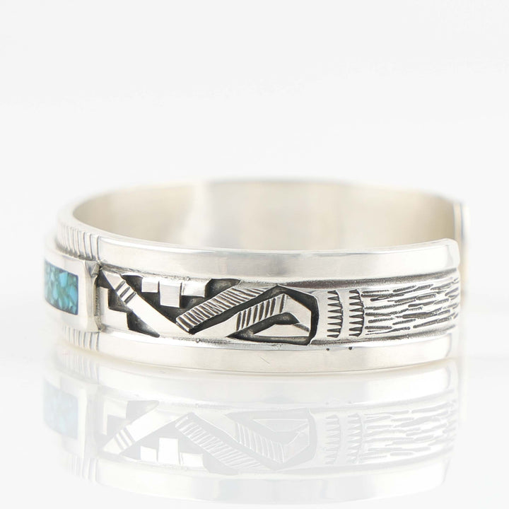 Turquoise Inlay Cuff