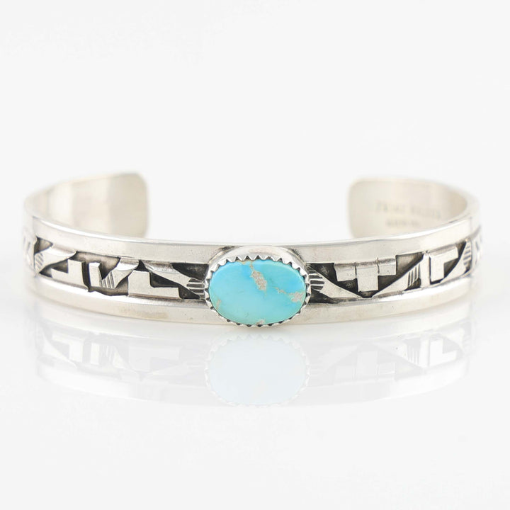 Blue Bird Turquoise Cuff