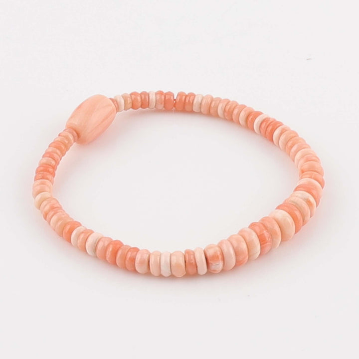 Coral Bead Bracelet