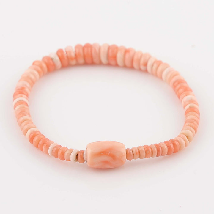 Coral Bead Bracelet