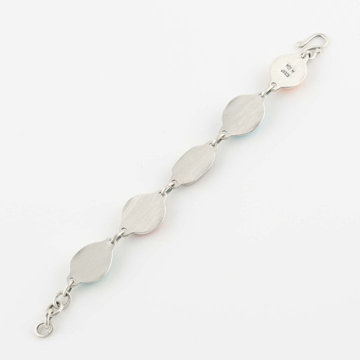 Spiny Oyster and Turquoise Bracelet