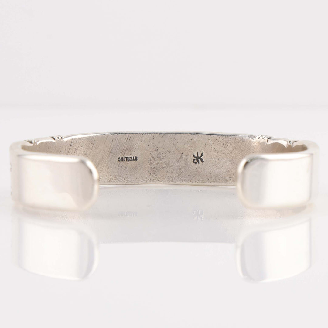 Stamped Silver Cuff
